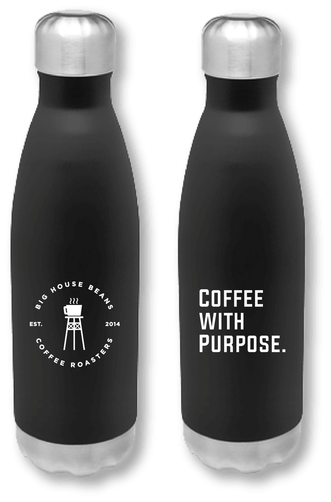 Coffee with Purpose Stainless Steel Travel Bottle - Big House Beans