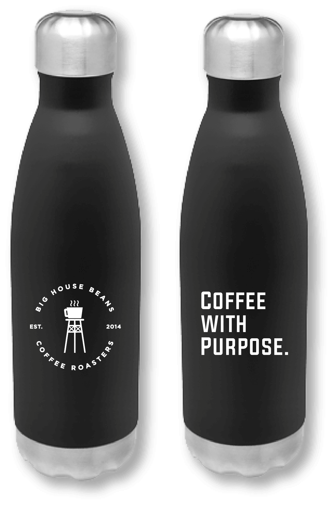 Coffee with Purpose Stainless Steel Travel Bottle