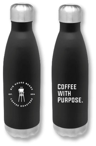 Coffee with Purpose Stainless Steel Travel Bottle - Big House Beans